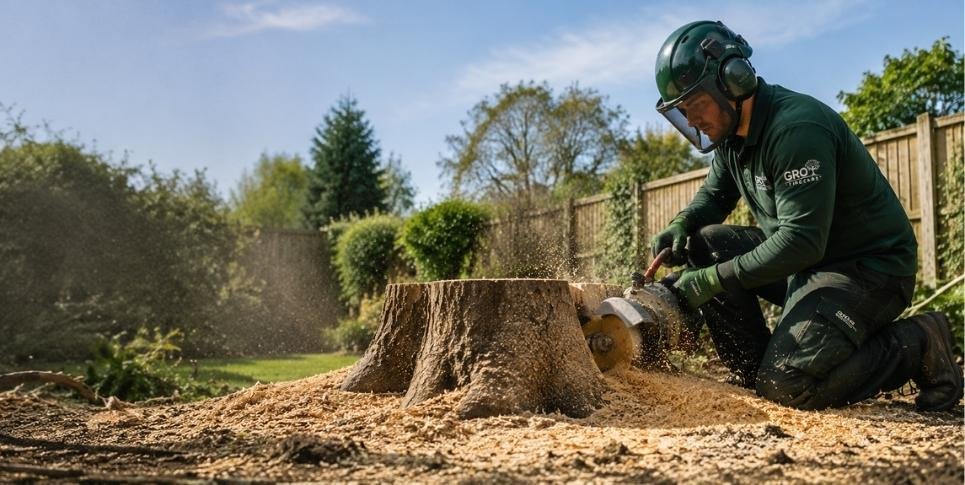 Stump Grinding Removes Unsightly Stumps and Prepares the Ground for What Comes Next