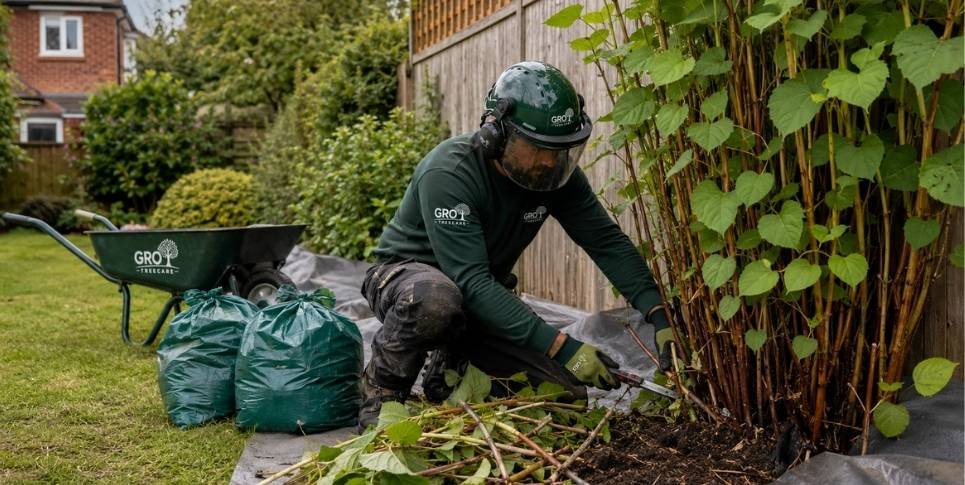 Get a Free Quote From GRO Treecare for Japanese Knotweed Removal in Rishton