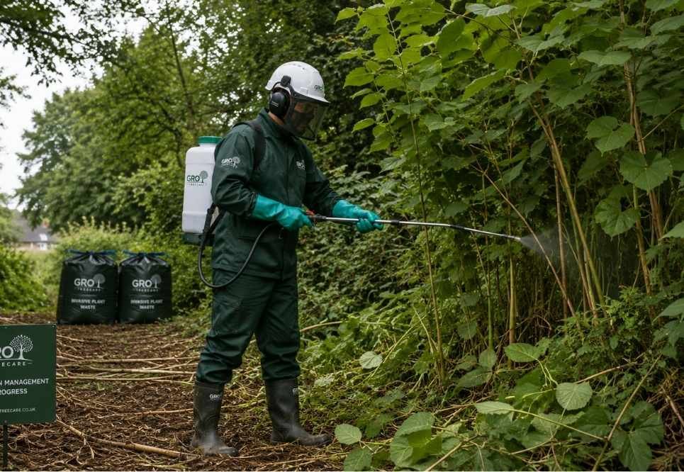 The Japanese Knotweed Treatment and Removal Methods We Use at GRO Treecare